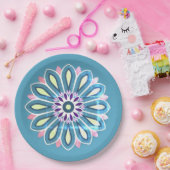 母と娘の姉妹の友人のための花の贈り物先生 ペーパープレート (パーティー)