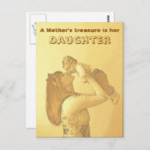 母と娘の宝はがき ポストカード (正面/裏面)