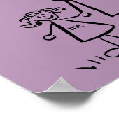 母と娘の家族カスタムキャラクターポスター ポスター (角)