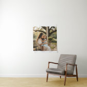 母と娘の愛の写真 母の日 家族へのプレゼント タペストリー (インサイチュ)