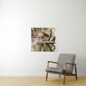 母と娘の愛の写真 母の日 家族へのプレゼント タペストリー (インサイチュ(横))