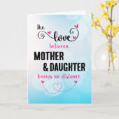母と娘の愛の距離 カード (黄色い花)