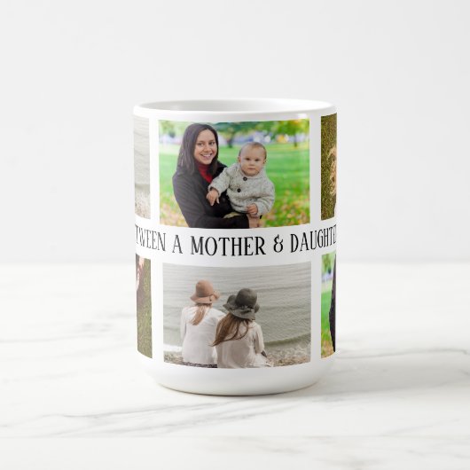 母と娘の愛は永遠に共に コーヒーマグカップ (中央)