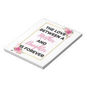 母と娘の愛は永遠に尽きる ノートパッド (回転)