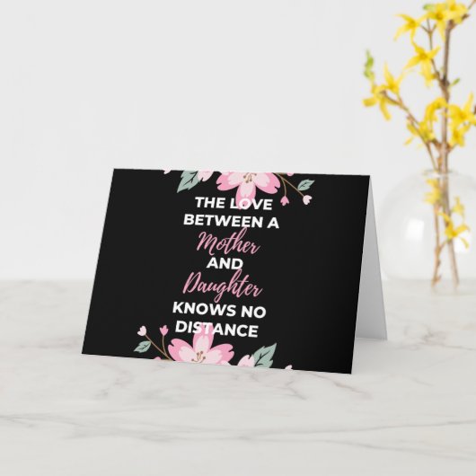 母と娘の愛は知っている カード (黄色い花)