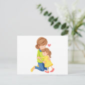 母と娘の愛 ポストカード (スタンド正面)