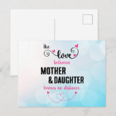 母と娘の愛 ポストカード (正面/裏面)