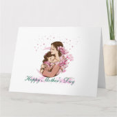 母と娘の愛 - 母の日カード カード (正面)