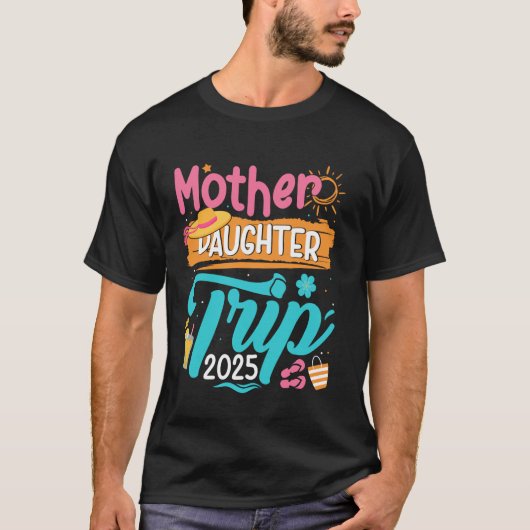 母と娘の旅 2025 母娘の休暇 Tシャツ (正面)