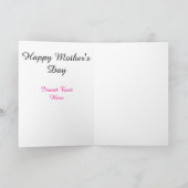 母と娘の永遠のポートレート カード (内部)