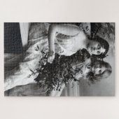 母と娘の永遠のポートレート ジグソーパズル (横)