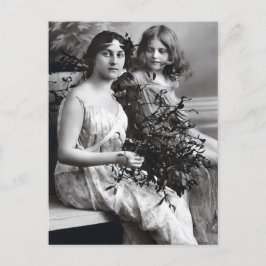 母と娘の永遠のポートレート ポストカード