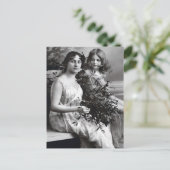 母と娘の永遠のポートレート ポストカード (スタンド正面)