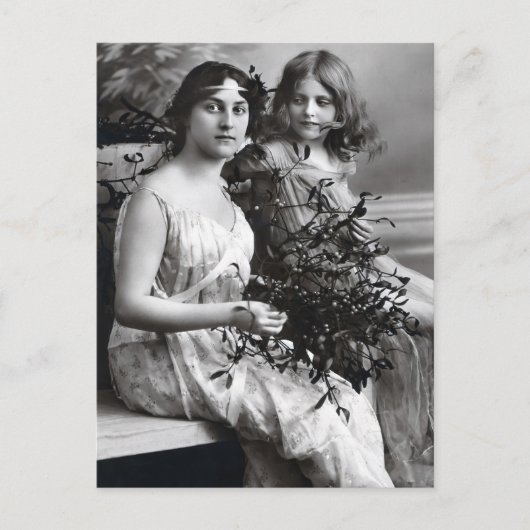 母と娘の永遠のポートレート ポストカード (正面)