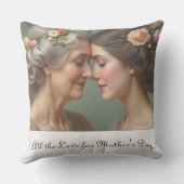 母と娘の永遠の愛 クッション (裏面)