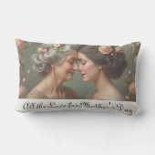 母と娘の永遠の愛 ランバークッション (裏面)