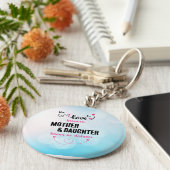 母と娘の距離の愛 キーホルダー (側面)