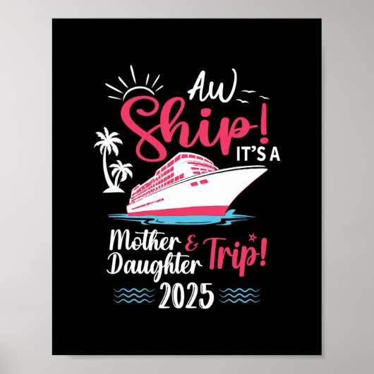 母と娘の2025年バケーション旅行マッチングクルーズ ポスター (正面)