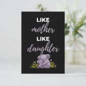 母と娘は似ている サンキューカード (スタンド正面)