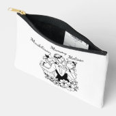 母と娘は名を連ねて芸を並べる アクセサリーポーチ (見開き)