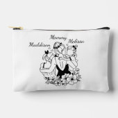 母と娘は名を連ねて芸を並べる アクセサリーポーチ (正面)