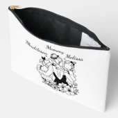 母と娘は名を連ねて芸を並べる アクセサリーポーチ (見開き)