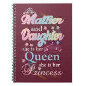 母と娘は彼女の女王だ ノートブック (正面)