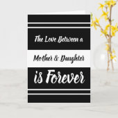 母と娘は白と黒を愛している カード (黄色い花)