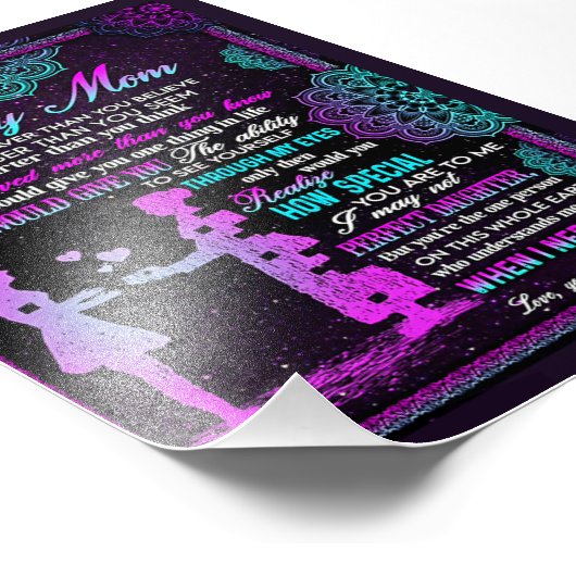 母と娘への贈り物、母への贈り物アイディア フォトプリント            (角)