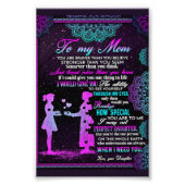 母と娘への贈り物、母への贈り物アイディア フォトプリント            (正面)