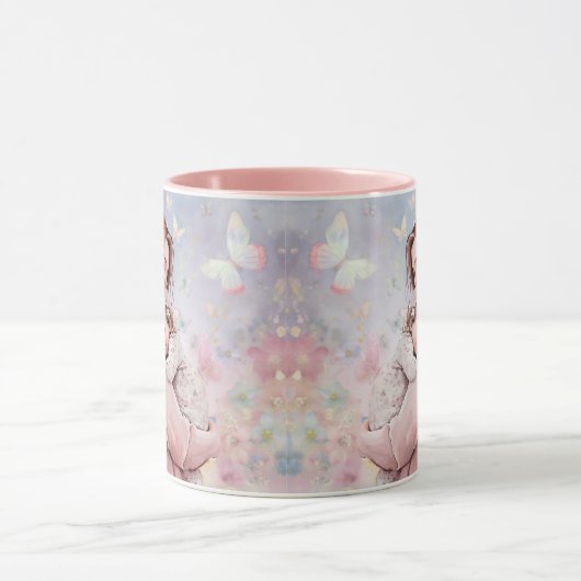 母と娘ピンクマグ マグカップ (中央)