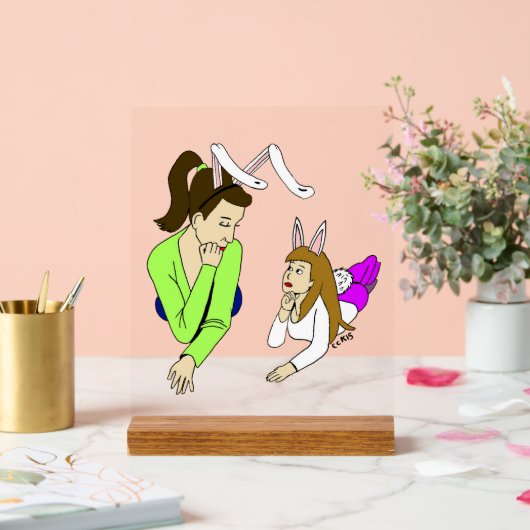 母と娘 アクリルサイン (ウェディング)