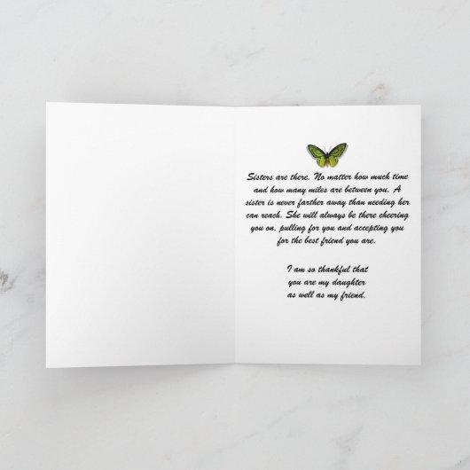 母と娘 サンキューカード (内部)