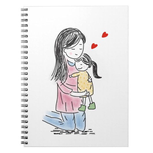 母と娘 ノートブック (正面)
