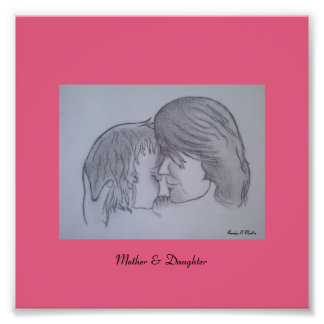 母と娘…プリント フォトプリント