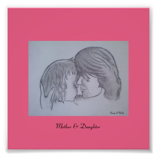 母と娘…プリント フォトプリント            (正面)