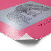 母と娘…プリント フォトプリント            (角)