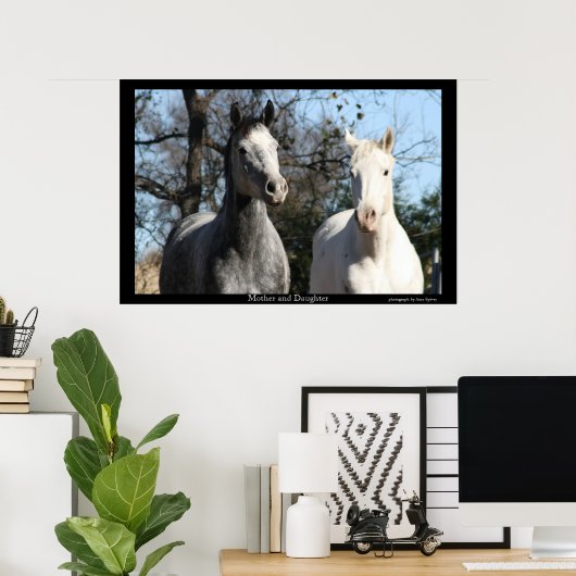 母と娘 ポスター (ホームオフィス)