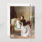 母と娘 ポストカード (正面/裏面)