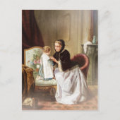 母と娘 ポストカード (正面)