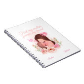 母と娘、名前をカスタムする ノートブック (右側)