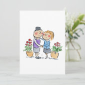 母と娘 招待状 (スタンド正面)