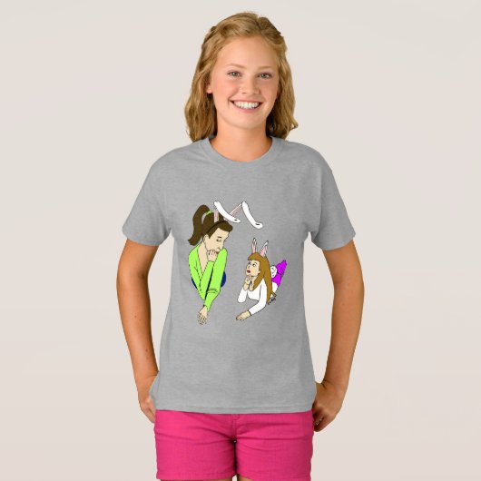 母と娘 Tシャツ (正面フル)