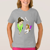 母と娘 Tシャツ (正面)