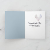 母と子が浜辺で シーズンカード (内部)