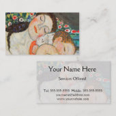 母と子が眠る 名刺 (正面/裏面)