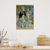 母と子ども – ルノアール ポスター (キッチン)