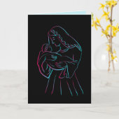 母と子のかんさいカード カード (黄色い花)