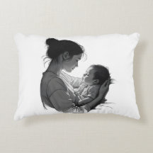 母と子のアート作品