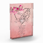 母と子のイラストレーション（詩あり） フォトブロック (左)